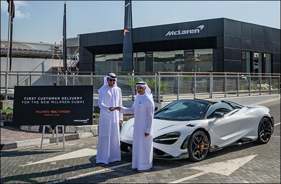 McLaren Dubai Builds Momentum as the first McLaren 765LT Spider Completes Delivery in the United Arab Emirates
