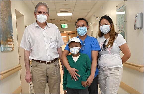 Doctors at Tawam Hospital perform Lifesaving Operation on 8-year-old Boy Suffering from Widespread Tumor Growth