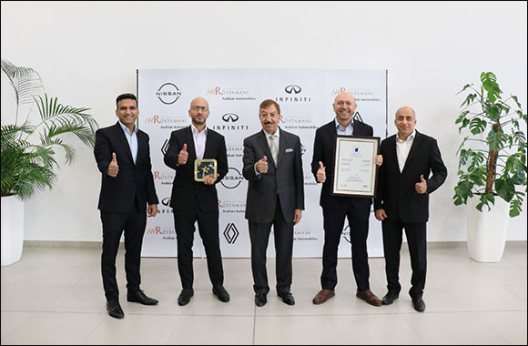 Arabian Automobiles Awarded Specialized Retail Sector Award for 8th Consecutive year across Nissan, INFINITI and Renault