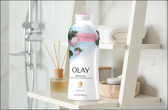 Awaken your Senses this Summer with  Olay's White Strawberry & Mint Body Wash