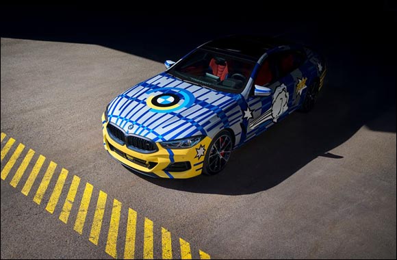 The BMW 8 x Jeff Koons are now on Display at Abu Dhabi Motors