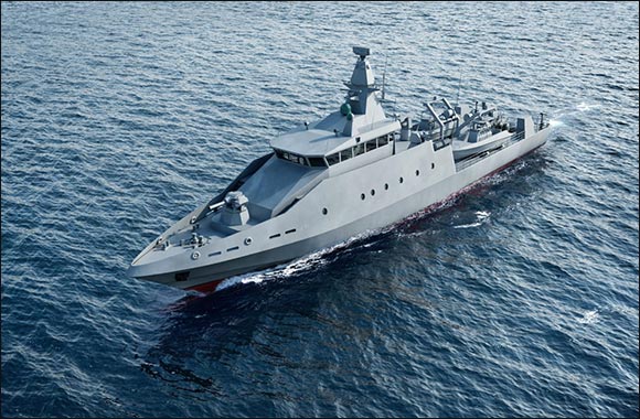 EDGE entity ADSB unveils a 51m Offshore Patrol Wessel at Indo Defence 2022