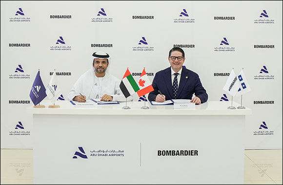 Abu Dhabi Airports Signs with Bombardier to Create First Purpose-Built Service Hub for Business Aircrafts in the UAE