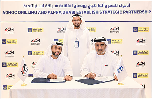 ADNOC Drilling and Alpha Dhabi to Establish Strategic Partnership