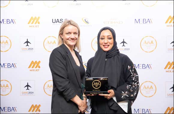 Abu Dhabi Airports Receives "Airport Operator of the Year" Award at Aviation Achievement Awards 2024