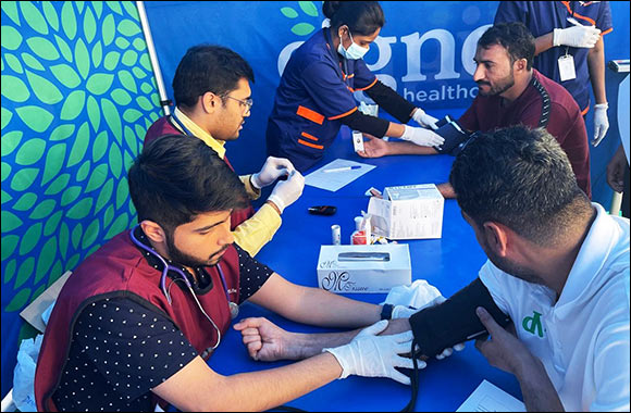 Cigna Healthcare Organizes Health Checks for Hundreds of Workers.