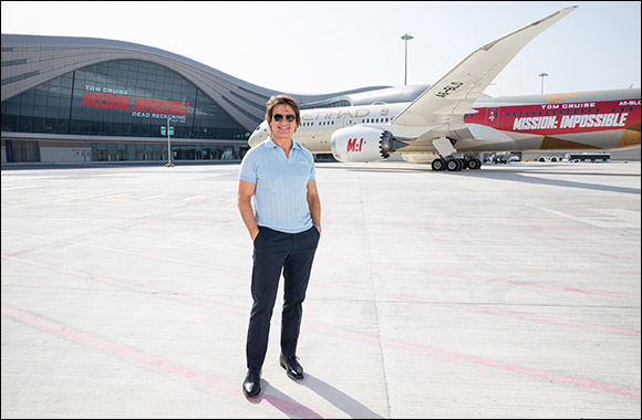 Abu Dhabi welcomes Tom Cruise on first flight into Abu Dhabi International Airport's new Midfield Terminal, to celebrate the upcoming release of Mission Impossible