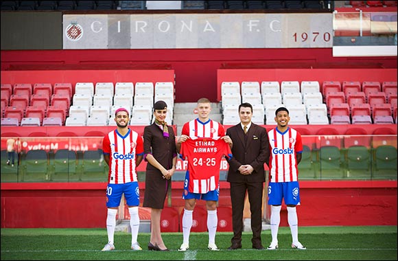 Etihad Airways, new main Sponsor of Girona FC for the Next Three Seasons