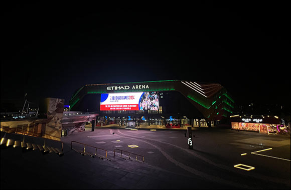 Etihad arena goes green in celebration of Boston celtics' record 18th NBA Title