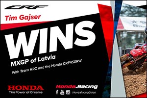 Team HRC's Tim Gajser Wins in Latvia and Retains the Red-Plate
