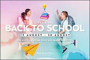 Find all your Back to School Shopping Essentials at The Galleria Al Maryah Island