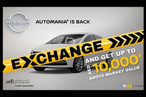 Nissan of Arabian Automobiles brings back popular Automania Exchange Trade-In Campaign
