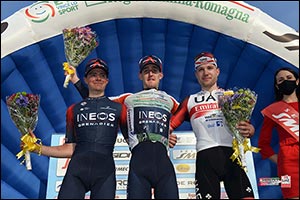 Hirschi Climbs Final Podium at Coppi & Bartali