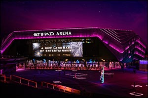 Yas Island celebrates Holi Festival with Colorful Lighting Spectacle