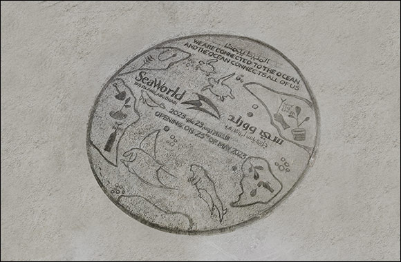 SeaWorld� Yas Island, Abu Dhabi Celebrates Earth Day with An Ocean-Inspired Sand Mural on Yas North Beach