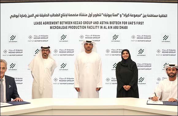 KEZAD Group Signs Lease Agreement with Astha Biotech  for AED 44m Microalgae Plant in Abu Dhabi