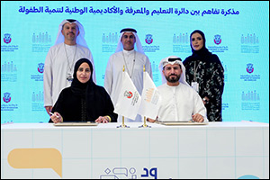 On the Sidelines of the World Early Childhood Development Forum  National Academy for Childhood Development and Abu Dhabi Department of Education and Knowledge Forge Partnership to