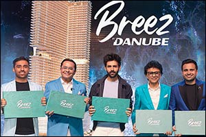 Premium Waterfront Residences: Breez by Danube  Becomes Dubai Maritime City's Tallest Tower with  Pa ...