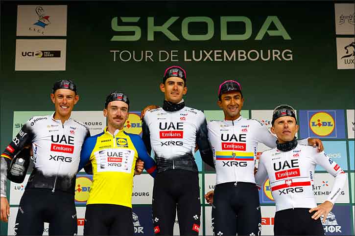 UAE Team Emirates�XRG claim historic 86th win of the season as McNulty seals Luxembourg victory