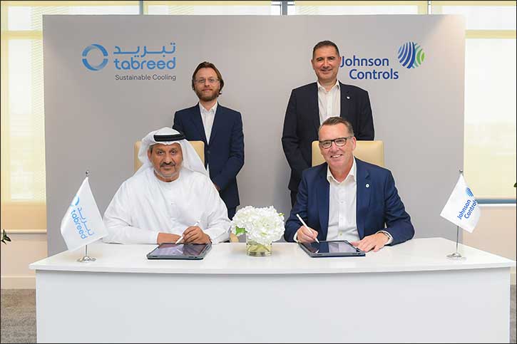 Tabreed and Johnson Controls Enter Long-Term Agreement for Development and Supply of Next Generation Cooling Technology