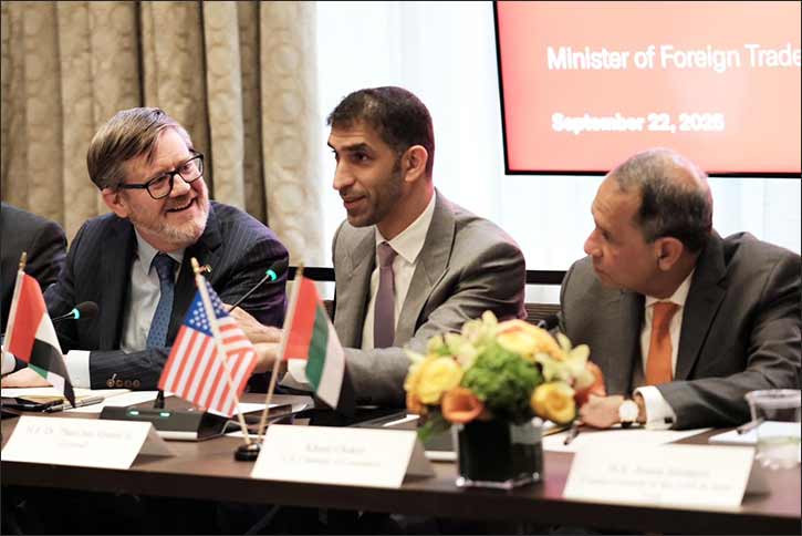 HE Al Zeyoudi Meets with Public and Private Sector Leaders in New York to Strengthen UAE-US Economic Ties