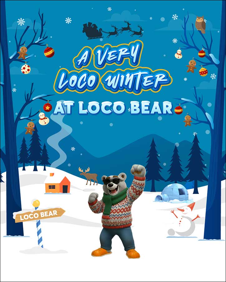 Loco Bear kicks off �A Very Loco Winter' festivities