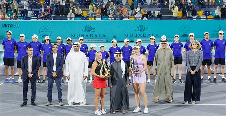 Qualifier bejlek celebrates career-first wta tour title at mubadala abu dhabi open as alexandrova and joint triumph in the doubles