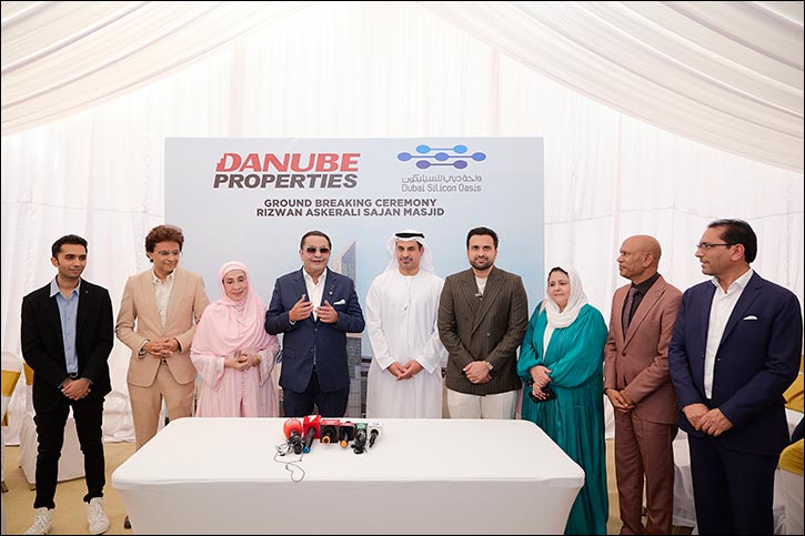 Danube Properties Begins Construction of Rizwan Askerali Sajan Masjid in Dubai Silicon Oasis