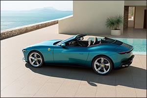 Ferrari today unveiled the Ferrari Amalfi Spider, a new 2+ spider from Maranello featuring a front-mid-mounted  ...
