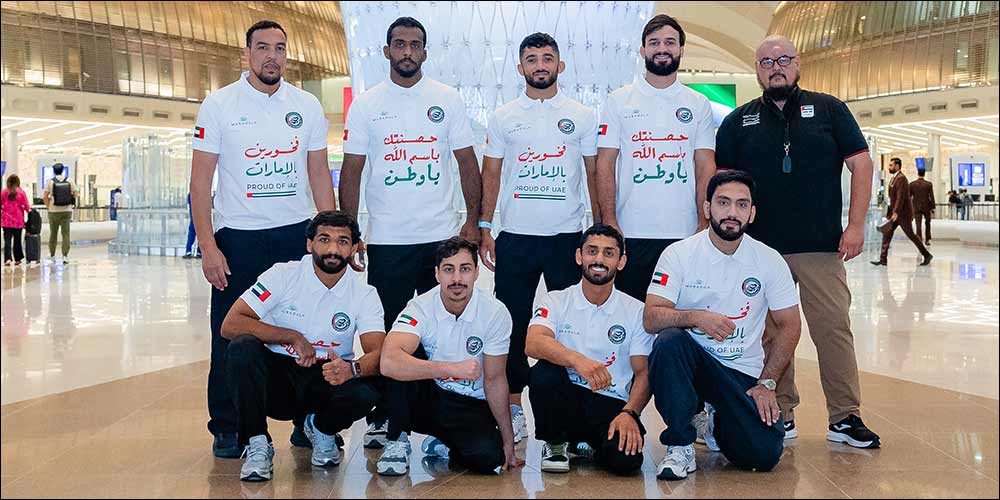UAE Jiu-Jitsu National Team departs for 6th Asian Beach Games in China