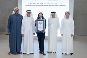 Awqaf Abu Dhabi's Mother of the Nation Endowment for Orphans breaks Guinness World Records� with AED 3 Billions